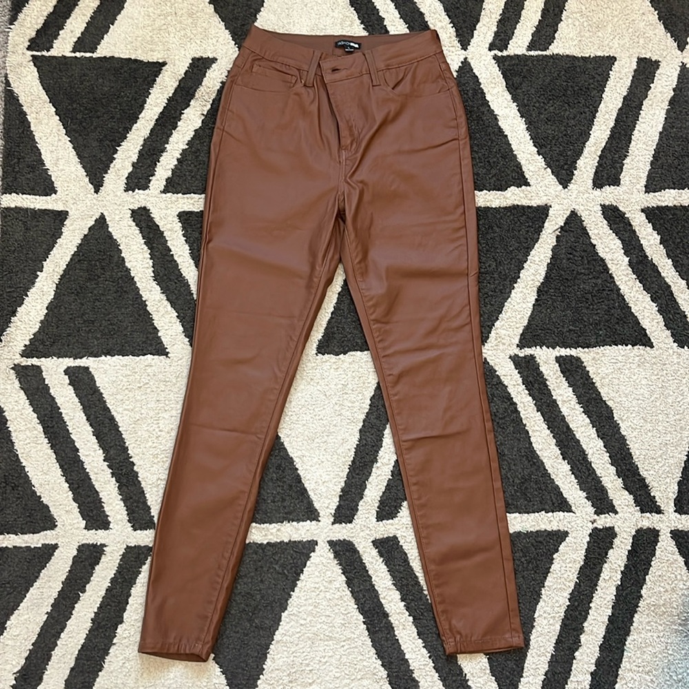 Women’s High Waist Camel Ankle Pants
